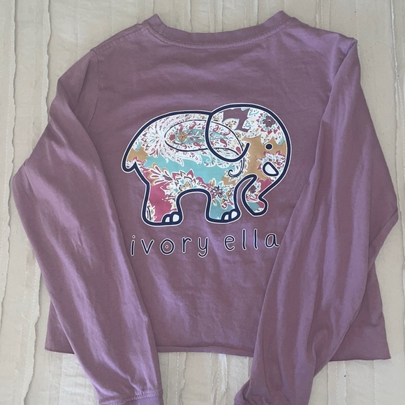 Ivory ella cropped long sleeve - Picture 2 of 3